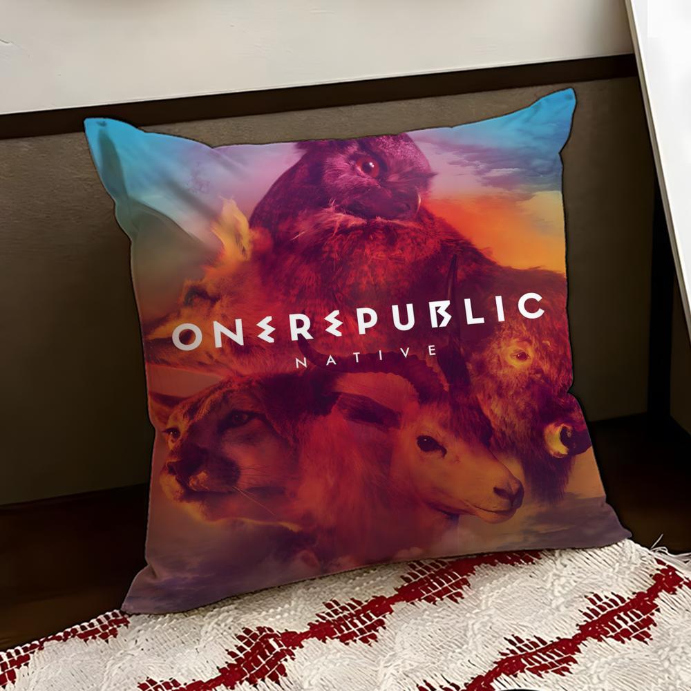 Band OOneRepublicS Cushion Cover Reversible Soft Durable Pillow Cover Home Car MultiScene Use for Daily Comfort