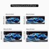 XL Blue Sports Car Pattern Mouse Pad Large Desktop Mat Anti-Slip Rubber Base HD Printed Gaming MousePad Aptop Office Accessories