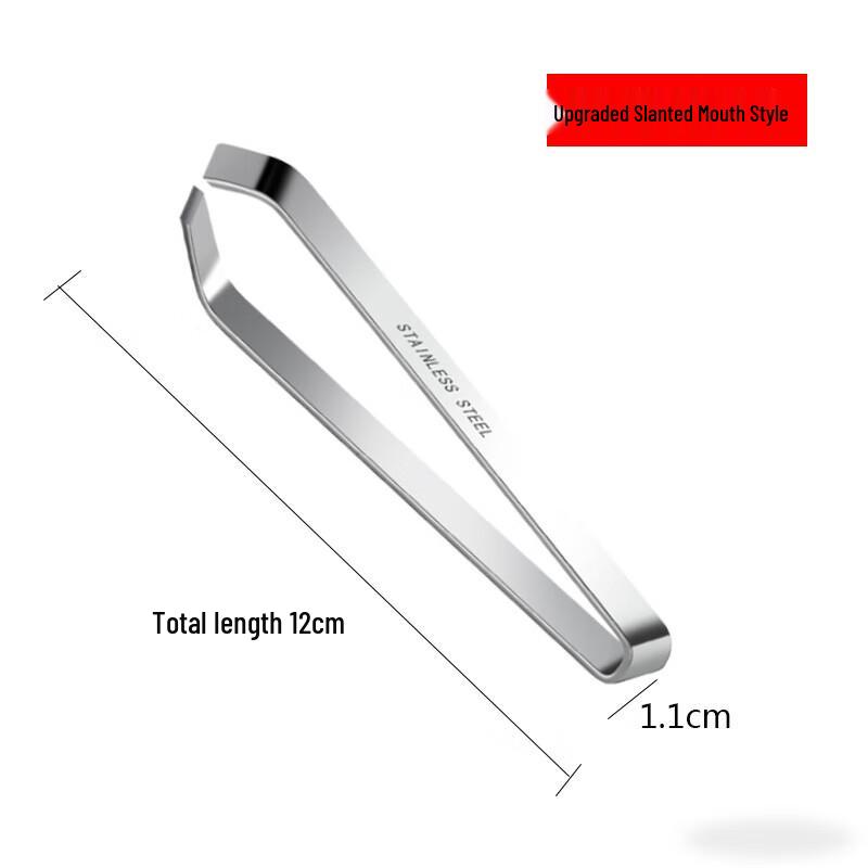 Stainless Steel Slanted Tip Food Tweezer