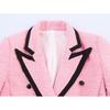 Kaslead New Women Clothes Western Style Fashion Simple and Versatile Contrast Color Blazers