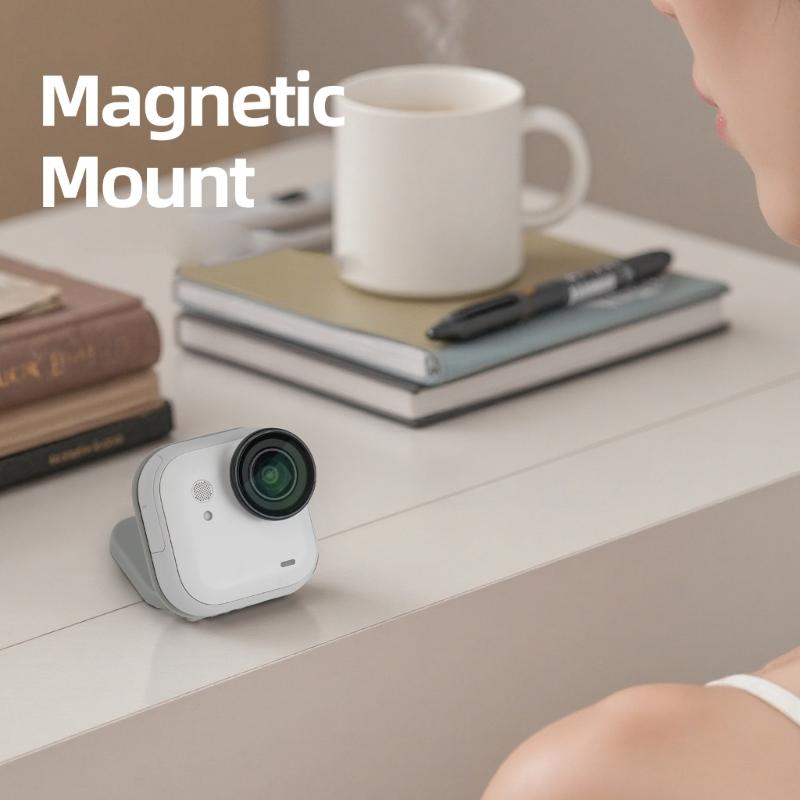 Magnetic Foldable Quick Release Mount For GO Ultra Action Camera MultiScene Shoot Portable Design Travel Friendly