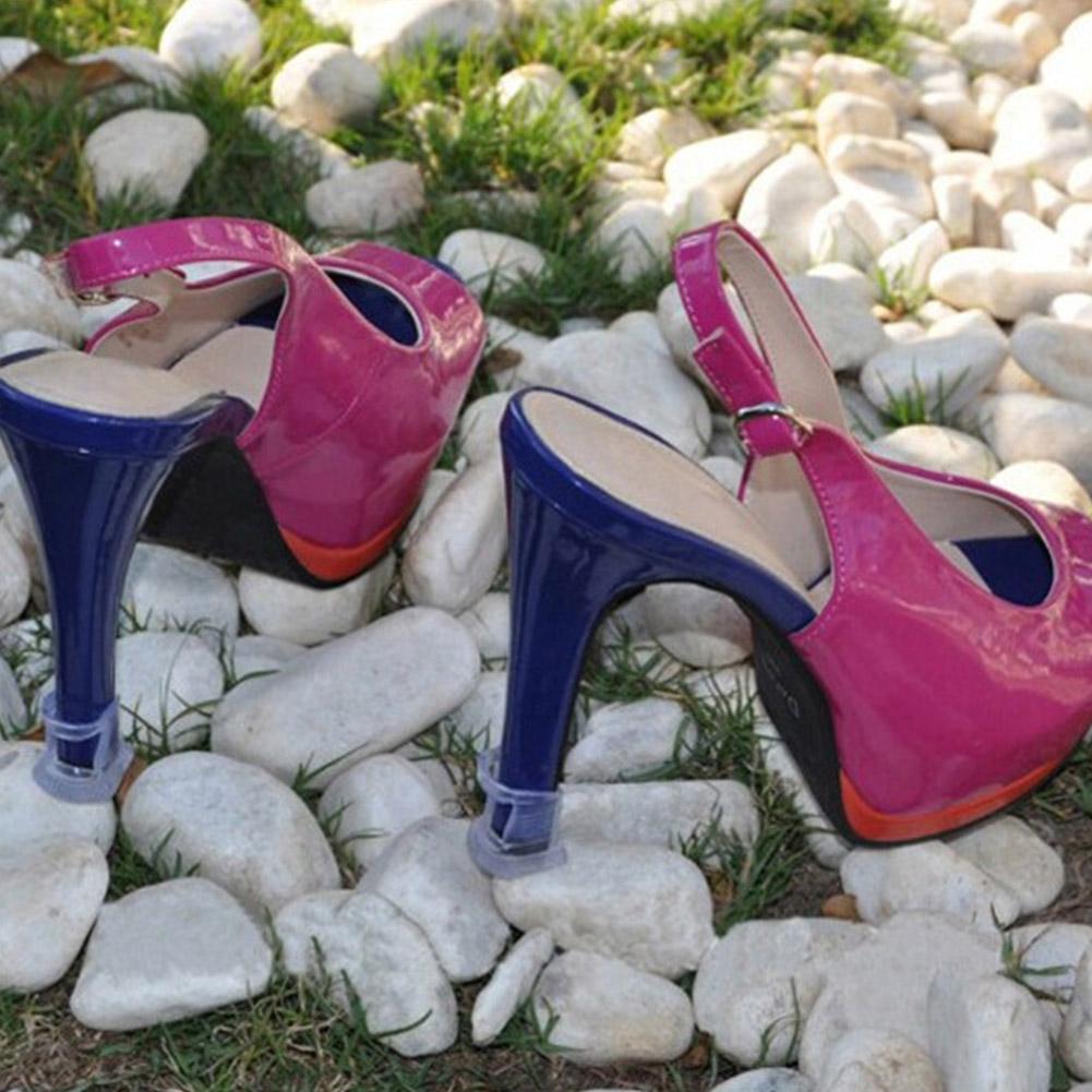 1Pc Women Heel Protector Shoes Stopper High Heels Tips Stiletto Cover for Daily Walking(Small)