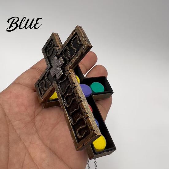 Dual Purpose Necklace with Secret Compartment Character Ten Shaped Comfortable