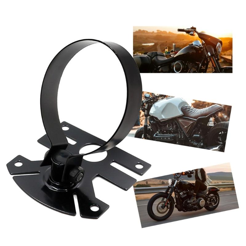 2in/52mm Diameter Gauge Mount Holder Bracket Metal Bracket Gauge Meter Holder Instrument Stand Car Refitting Black