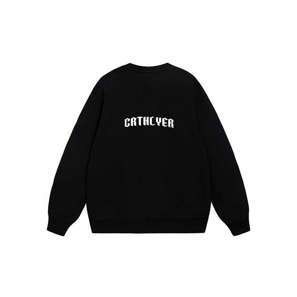 Nike Anpassbares Atmungsaktives Trendiges Urbanes Pendler Vielseitiges Mit Buchstabenlogo Bedrucktes Sweatshirt Unisex Sweatshirt Schwarz BV2667-010(TEAM1061-G2)