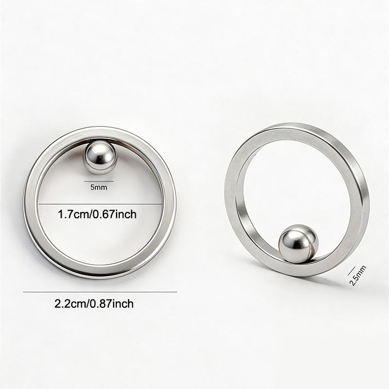 Schwarzes Loch Form Katzenauge Nagelkunst Magnet Sauger Hohl Katzenauge Nagelkunst Effekt Magnetischer Ring für Magnetischer Gel-Lack Maniküre Werkzeug