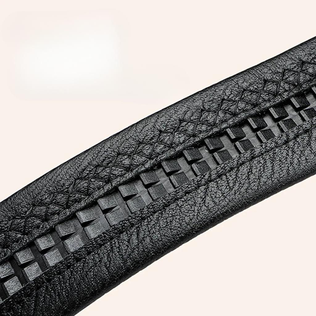 Men's Belt Automatic Buckle Belt New Style Dad Youth Versatile Casual Trouser Belt Gift Gift