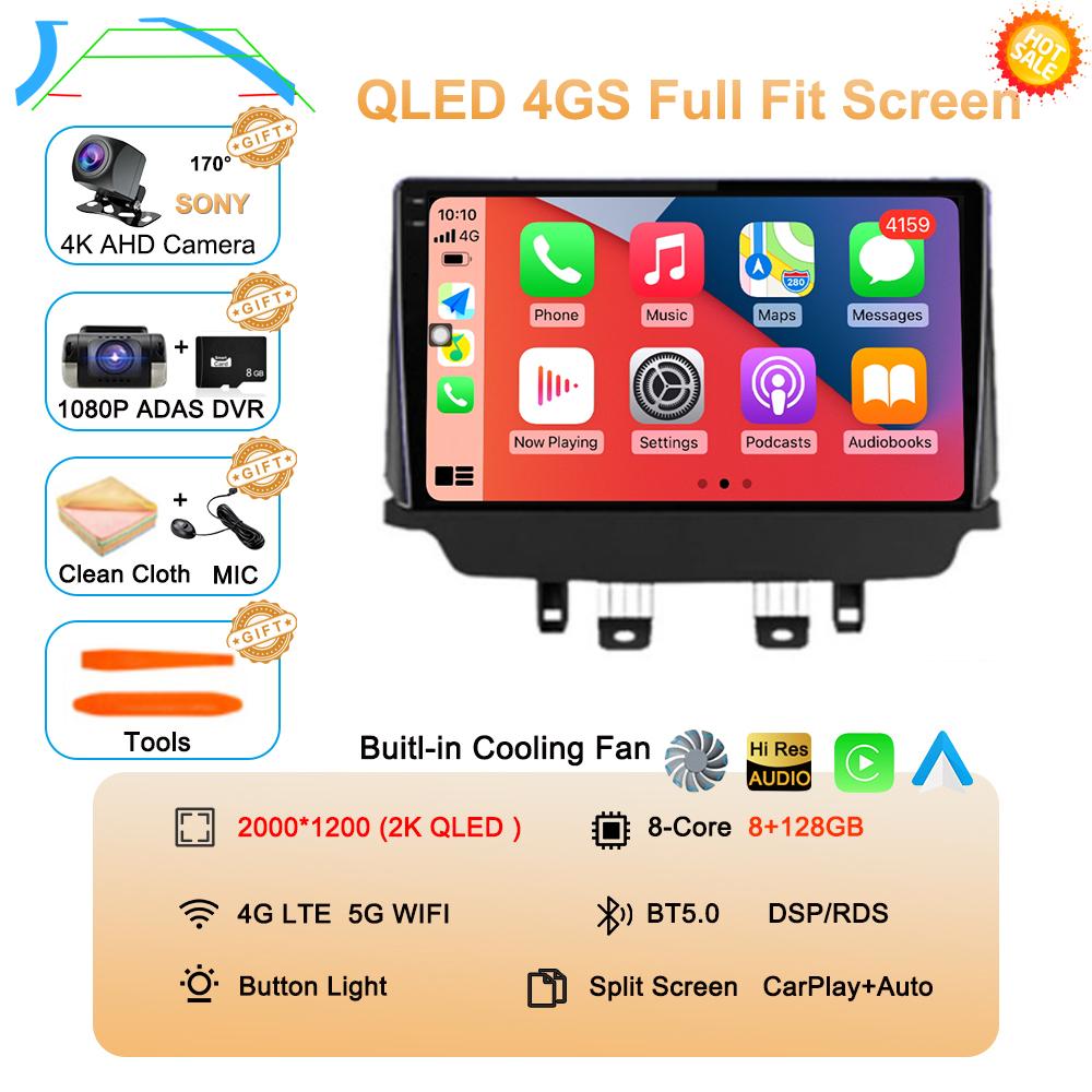 Car Radio Android 14 For Mazda CX-3 CX3 Mazda 2 DK 2014 - 2021 Multimedia Video Player QLED GPS Navigation Wireless Carplay Auto
