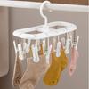 12/20 Clips Sock Drying Rack Thickened Design Socks Organizer Holder Hanging Underwear Clips  Hat