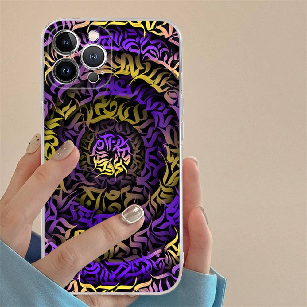 Pokras Totem Design Art Graffiti Shockproof Silicone Clear Case For IPhone 17 16 15 14 13 12 11 Mini Pro Max Plus Cover