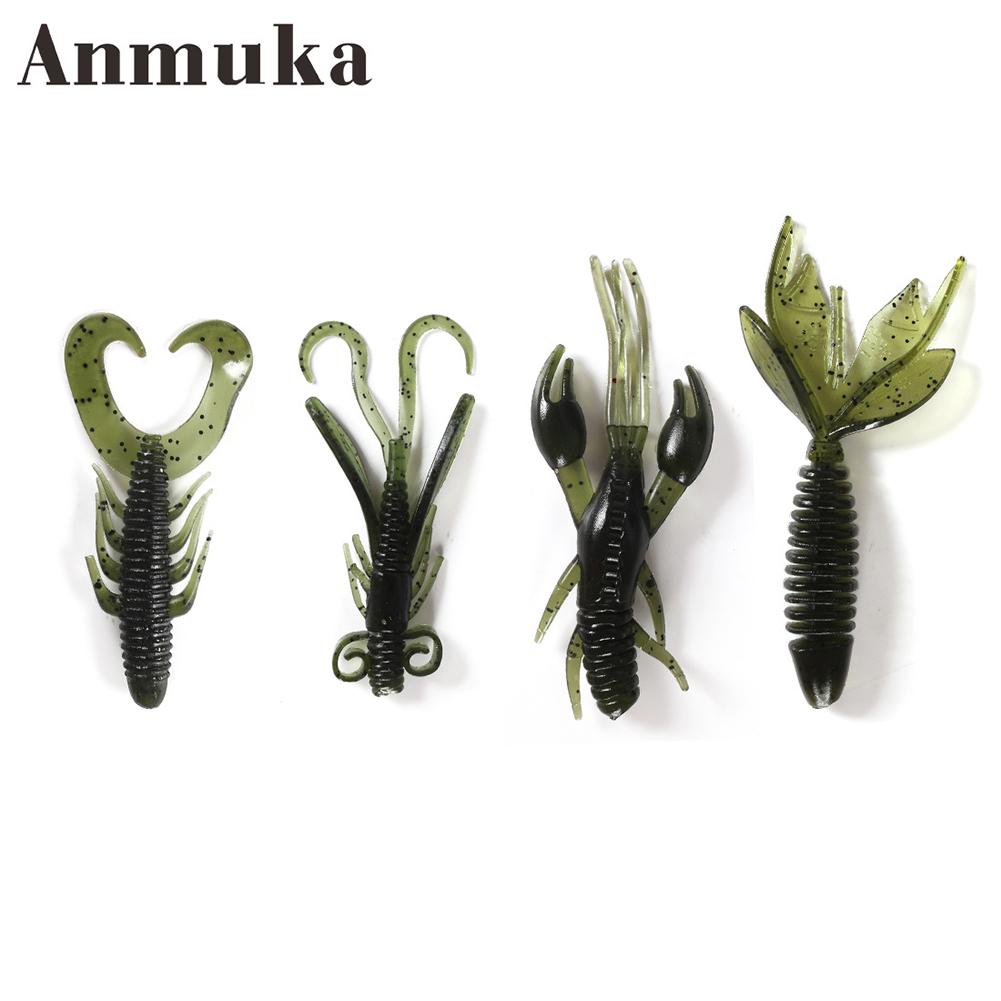 4pcs/set Fishing  Lure Bait 2g/5.5cm/5.8cm/6cm Artifical Soft Bait Fishing Accessories