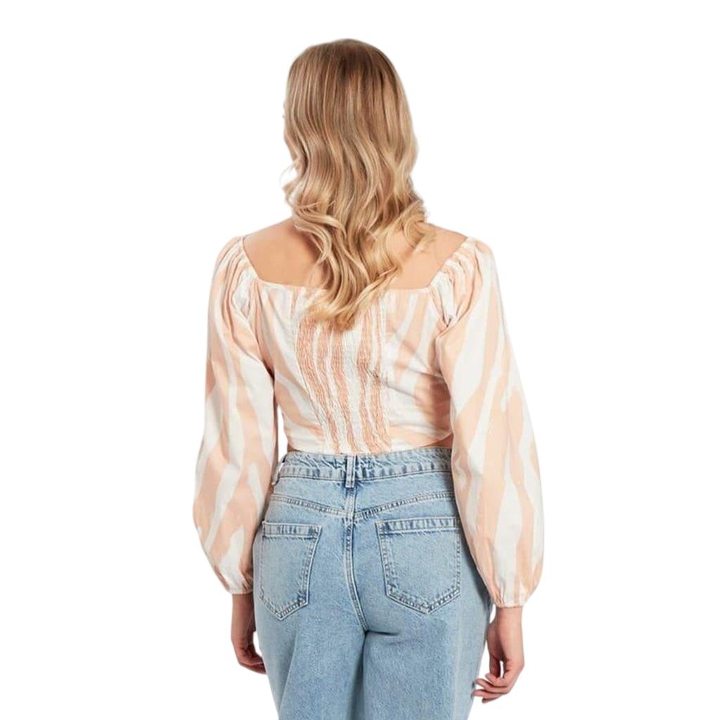 Influence Womens/Ladies Cropped Relaxed Fit Blouse