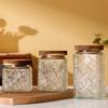 ZISIZ Vintage Prägeglas Vorratsglas Set
