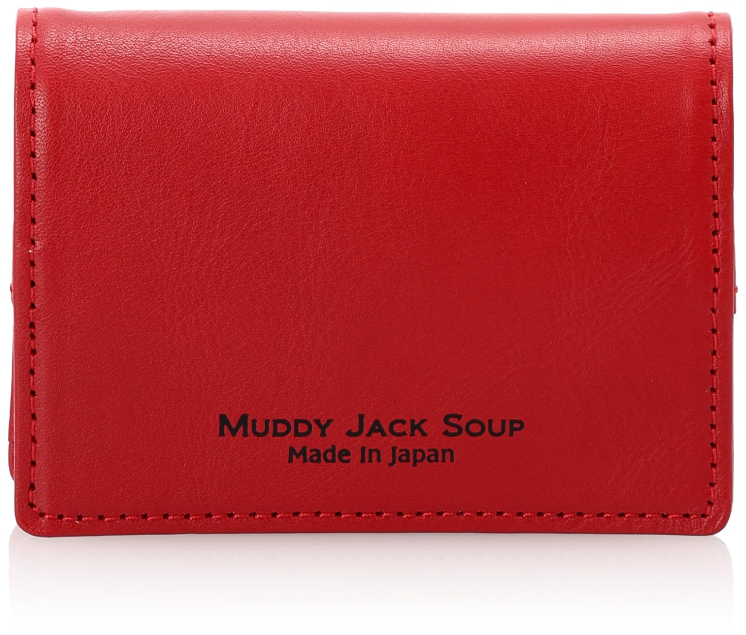 

Muddy Jack Soup COLORS Series Coin Purse, Mini Wallet for Men and Women, Compact, Slim, Box-Shaped, Snap Button, Genuine Cowhide Leather, No. 76036,