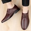Fashion Lace-up Casual Genuine Leather Footwear 2024 Men Office Oxfords Shoes Hot Sale Male Comfortable Dress Shoe Brand Coiffeur Shoes