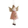 2pcs Cartoon Angel Girl Pendant Plush Christmas Tree Hanging Decoration  New Year Festival Gifts