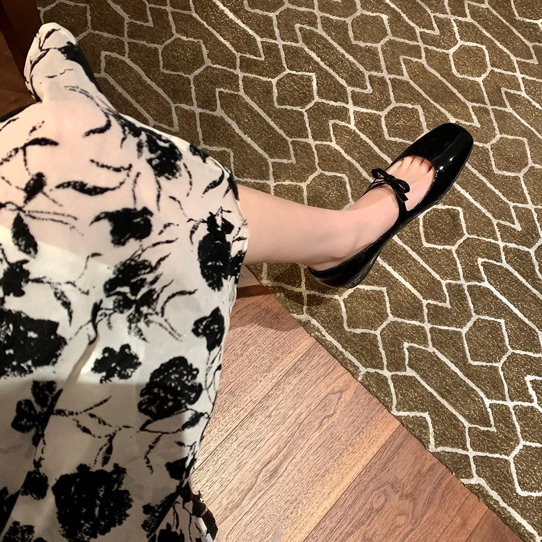 Модные балетки Туфли-лодочки с французским бантом Женские балетки Однотонные балетки — фото 3