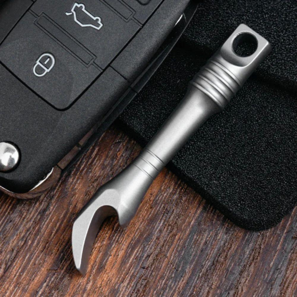 Multi-functional EDC Multi-functional Tool Titanium Zinc Zinc Alloy Bottle Opener  Daily Use