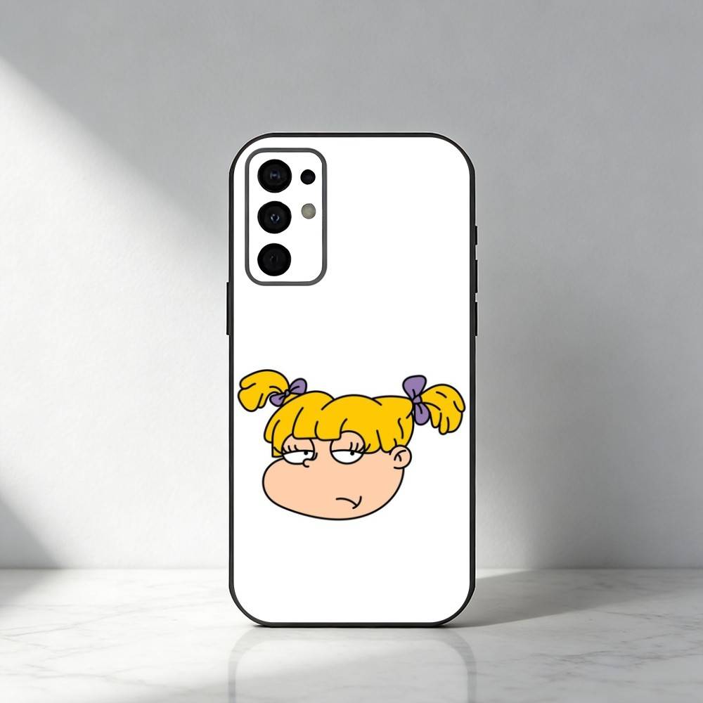 Rugrat Chuckie Angelica  Phone Case For Samsung S25,S24,S21,S22,S23,S30,Ultra,S20,Plus,Fe,Note,5G Black Cover