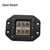18w Double Row Car LED Floodlight for Off-Road Vehicles - Square 6LED Auxiliary Lighting