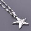 Star Necklace Y2K for Teen Girls Women Starfish Pendant Summer Jewelry Starfish Ocean Sea-Life Necklace Clavicle Chain