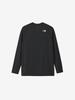North Cut and Sew Long FD Axion Crew Black S [The Face] Long-Sleeve T-Shirt L/S