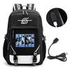 Großes Fassungsvermögen Anime Naruto Inspiriertes Rucksack für Teenager Schüler Tägliche Nutzung Laptop Reisetasche Urbaner Stil