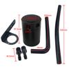 Oil Catch Can Tank / Air-Oil Separator Kit For Honda Civic 16-17 Black With Hose