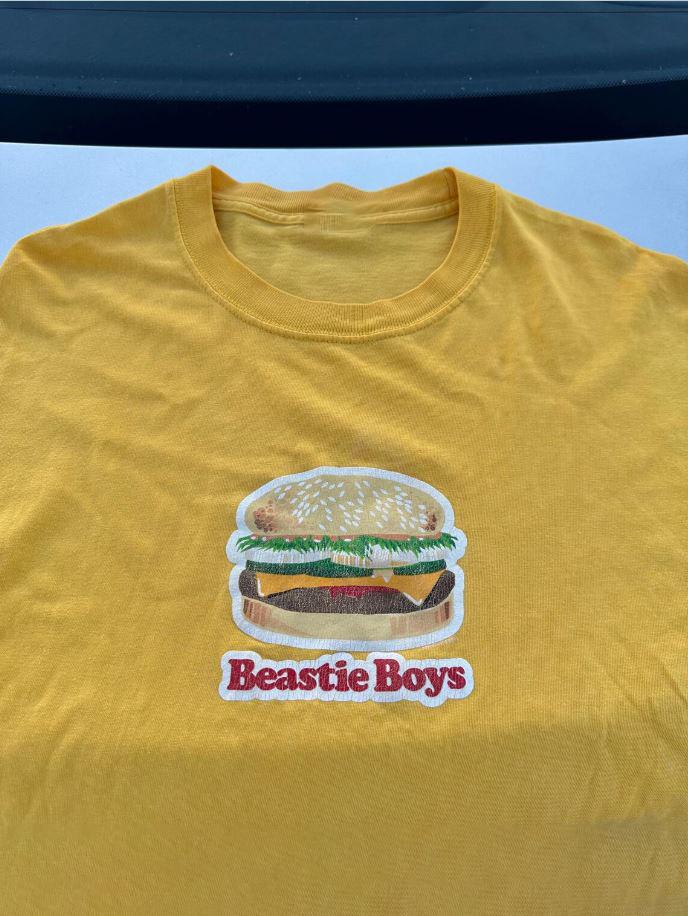 Beastie Boys American Hiphop Band Gold TShirt 100% Cotton Unisex BL2.152 Unisex T-Shirt S