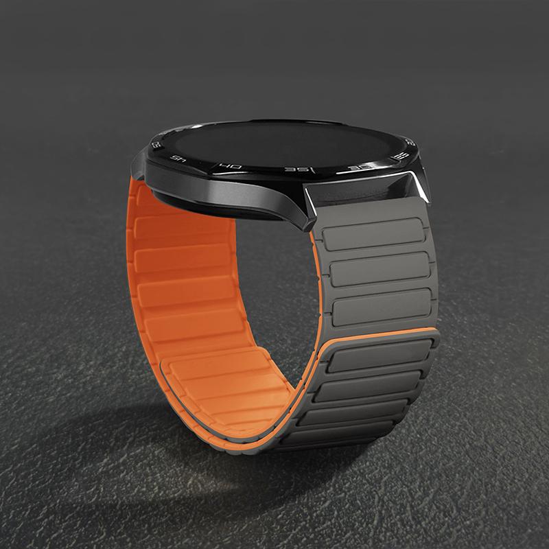 Magnetic silicone Band For Samsung Galaxy Watch 7 FE 6 4 classic 5pro Bracelet correa Huawei watch GT 6 5 4 pro 20mm 22mm straps