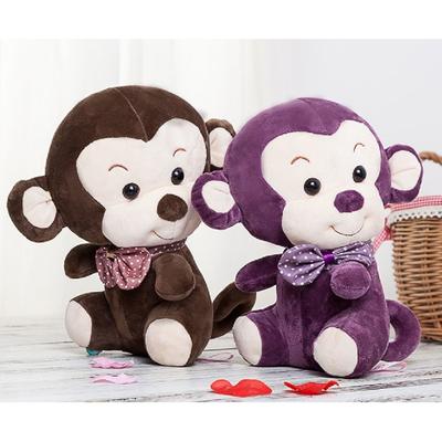 25 cm 35 cm niedliche Iley-Affen-Plüschtierpuppe für Kinder, beruhigende Puppe, Ragdoll-Kissen, Baby-Geburtstag, Weihnachtsgeschenk, gratis