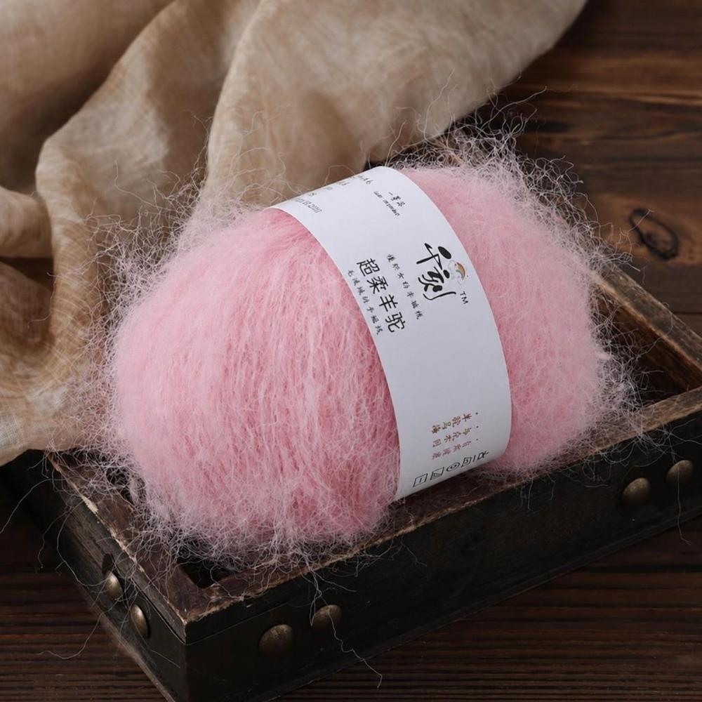25g Mohair Yarn Thick Thread Long Hair Yarn New Plush Yarn Hat Scarf Sweater
