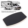 600 X 380mm Boat Table Top Square Acrylic Mirrored Black Finish Water Resistant Stylish Look Dinning Table Top for RV Campervan
