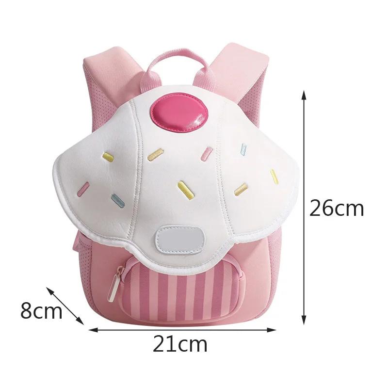Cartoon Kinder Rucksäcke Kinder Schultasche für den Kindergarten Pilz Baby Reisetaschen für Mädchen Jungen Zubehör Kleine Größe