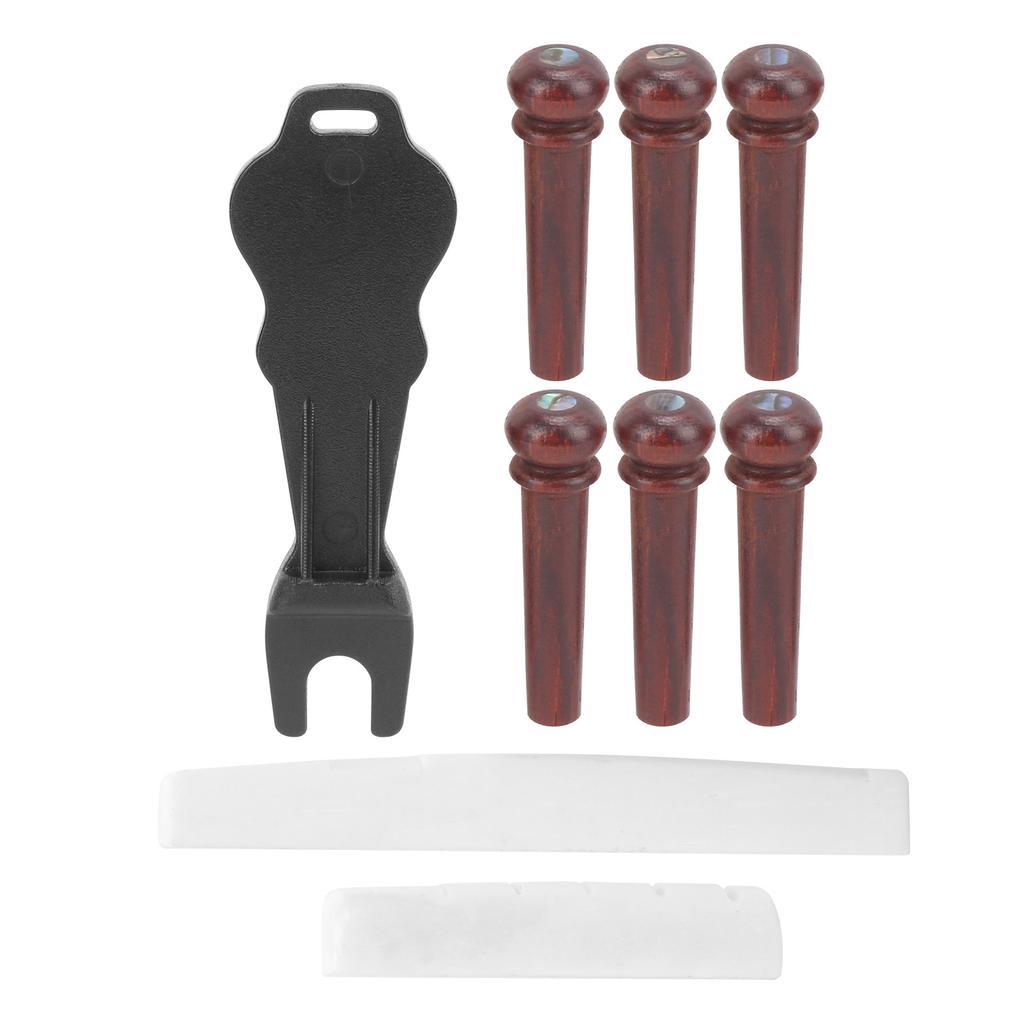 Gitarrenbrückenstift-Zieher aus Cocobolo-Holz, Zubehör für Saiteninstrumente, ErsatzMX0230D