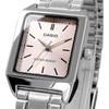 Casio Standard Quartz Women's Wristwatch LTP-V007D-4E Ice Pink Metal Band Imported Model
