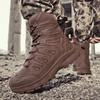 TUINANLE Man Safety Shoes Work Army Boots Breathable Slip Resistant Desert Climbing Hiking Shoes for Men