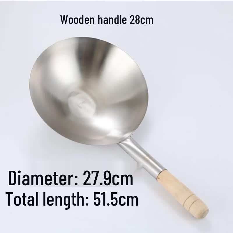 Jing Zhou Yuan 304 Stainless Steel Large Kitchen Skimmer Spoon