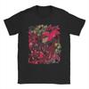 Hazbins Hotels Alastor Spring Men T Shirts Vintage Tees Short Sleeve Round Collar T-Shirt Cott