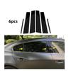 6Pcs/Set Car Pillar Posts Door Window Trim Cover Stickers for Buick Lacrosse 2010-2016 Auto Styling