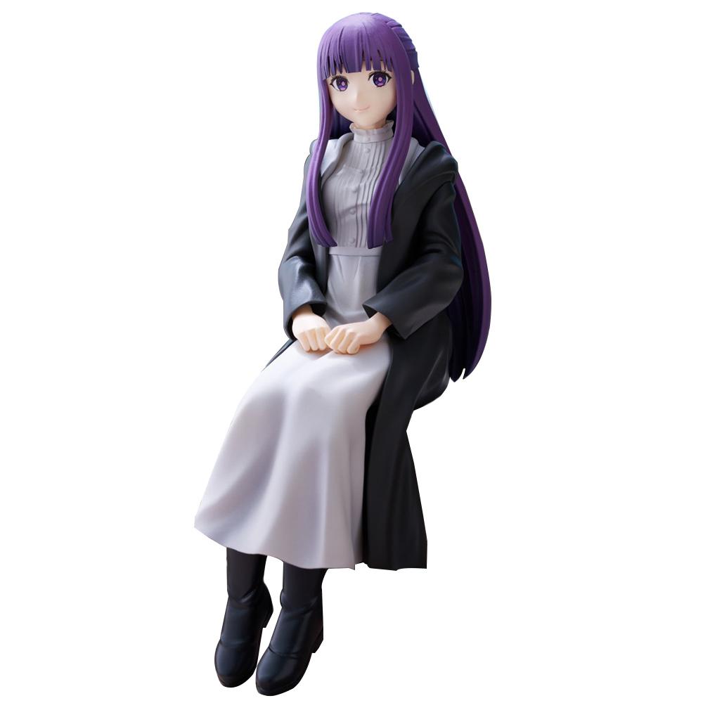 Interesting Toys Unisex 14Cm Frieren Anime Figure Fern Sitting Pose Action Figures Cute Fern Figurine Statue Cartoon Figure Collection Model Toys Gift