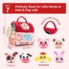 Farm Animals Baby Toys Surprise Barn With Stuffed Farm Animals Sensory Montessori Toy Baby Boy Girl Gifts Toy Portable