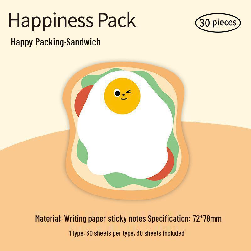 

Infeel.Me Irregular Shape Sticky Notes - Creative Adhesive Office Message Notes, Reusable and Fun!
