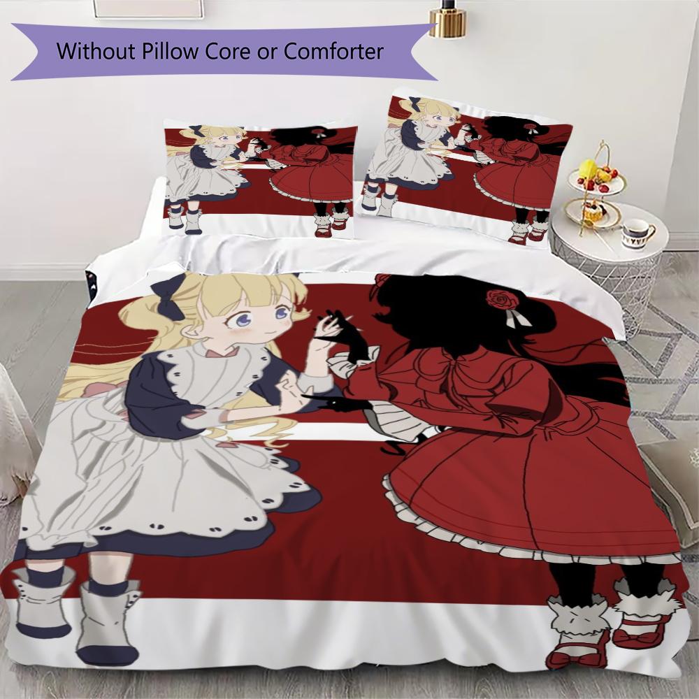 

Shadows House Pattern Bedding uilt Set uilt Cover Pillowcase Home Decoration Birthday Gift (1 * duvet cover + 2 * pillowcase without core)153 135x200cm