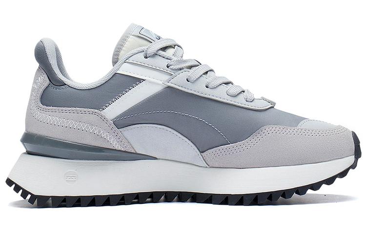 Li Ning Fabric Low Top Cushioning Slip Resistant Abrasion Resistant Lightweight Rebound Sports Casual Shoes Women's AGCS262-6