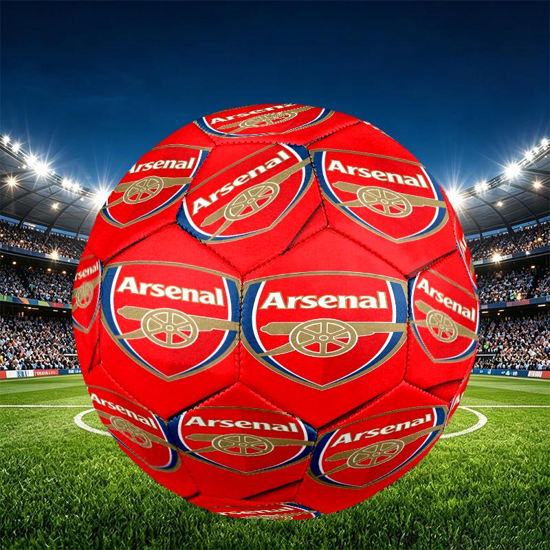 Football team.C Print Size 5 Soccer Ball, PU Wear Resistant Football for Match Training and Daily Practice, Birthday Gift for Soccer Fans