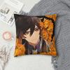 Game Genshin Impact Zhongli Square Pillowcase Pillow Cover Cushion Zip Decorative Comfort Throw Pillow for Home Car