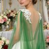 Delicato Scialle Staccabile Trasparente Lunghezza Cattedrale Accessorio Sposa Per Banchetti Ricevimenti