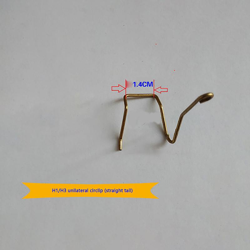 For Headlight Bulb H1 H3 H4 H7 Retaining Clip Circlip Led Wire Buckle Hook Iron Pressing Sheet General For Motorcycles