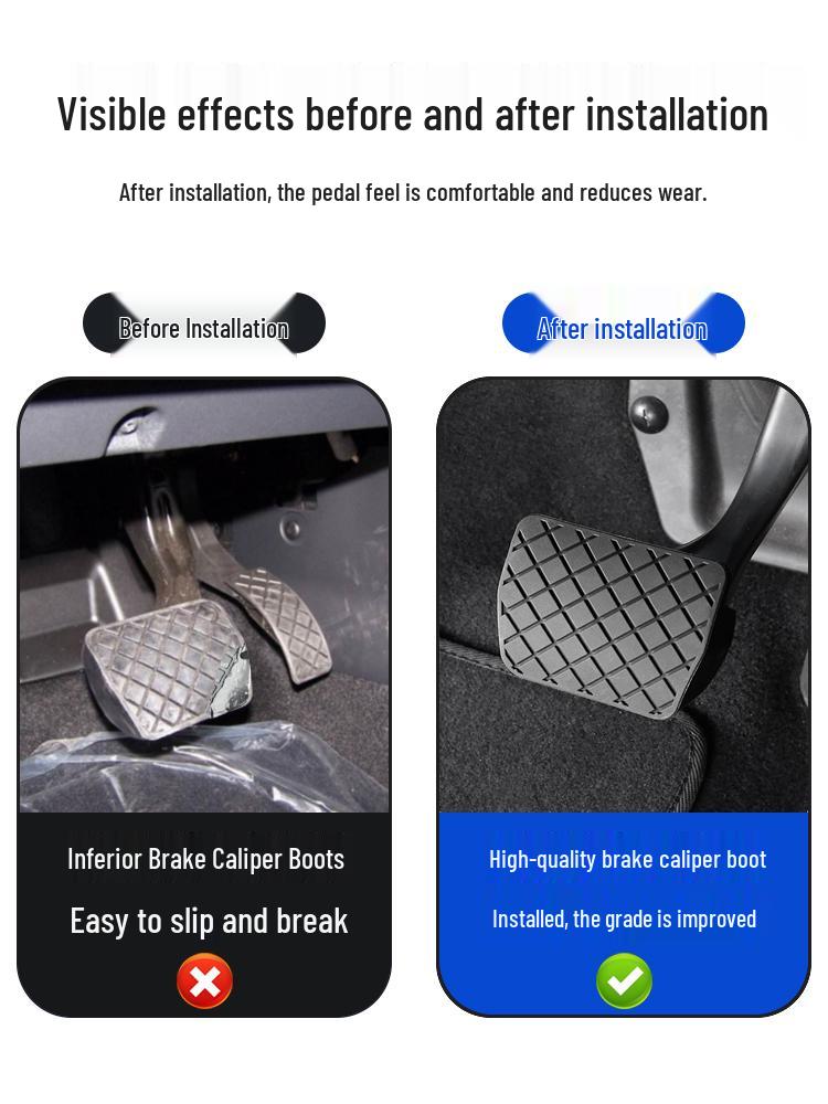 Skoda Superb, Octavia, Kodiaq, Yeti Brake Pedal Anti-Slip Rubber Cover (Automatic Transmission)